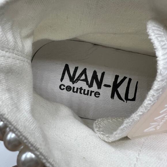 Nan-ku Couture  Pearl Crush Hi Top Sneakers Size EU 37 US 7 - Picture 5 of 9
